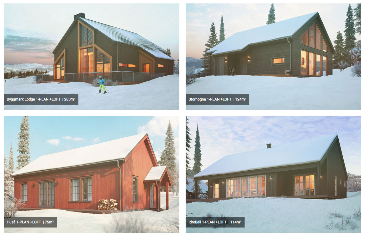 Fritidshus Husmodeller